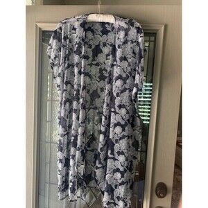 Bobeau Kimono/Floral One Size Cottage Core Hippie Boho Gypsy Coastal Mature